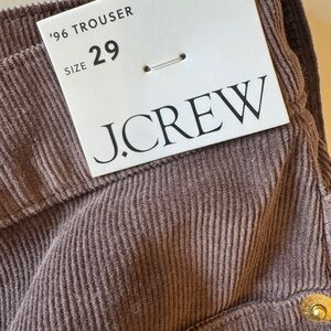 J. Crew ‘96 Wide Leg Corduroy Trouser Pants, Chocolate